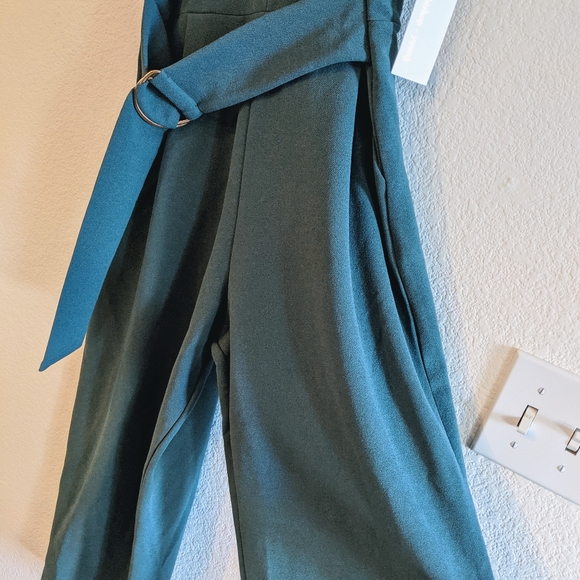 Bishop + Young | NWT Sleeveless V-Neck Jumpsuit - Green, Size Small - Picture 4 of 7
